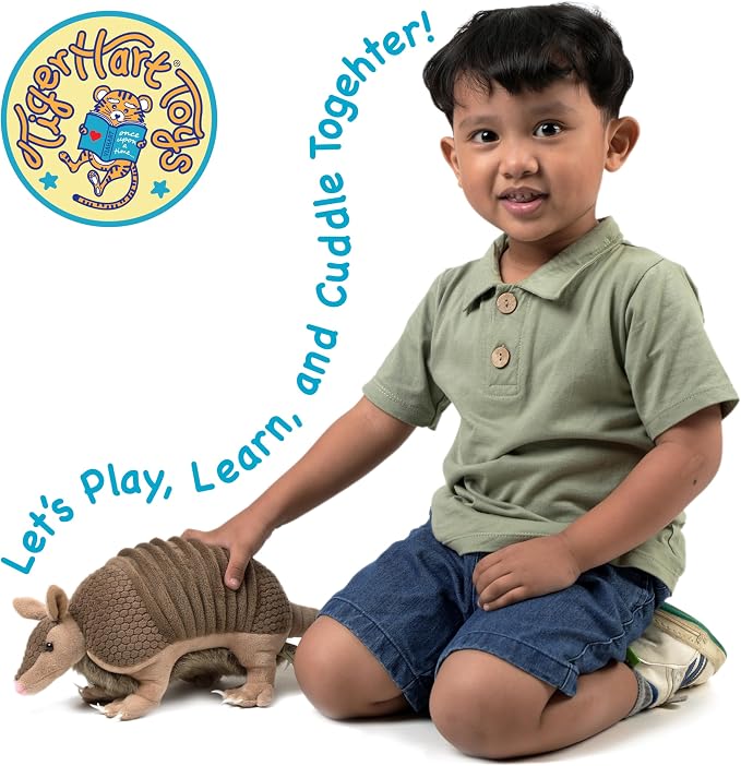 TigerHart Mike The Armadillo - 9 Inch (Tail Measurement not Included!) Stuffed Animal Plush