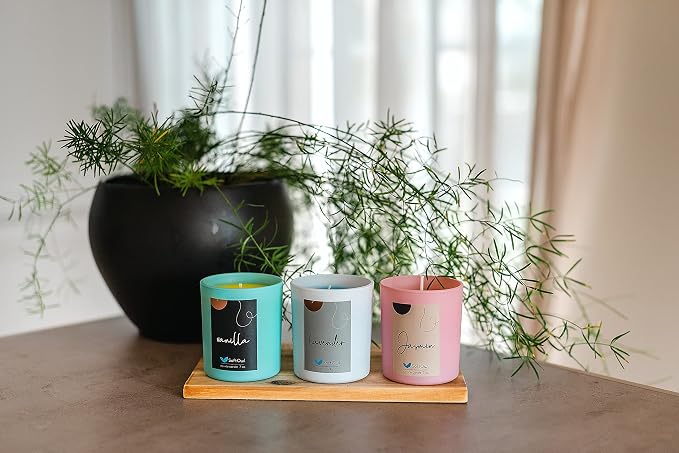 SoftOwl Premium Soy Candle Making Kit - Full Set - Soy Wax, Big 7oz Jars & Tins, 7 Pleasant Scents, Color Dyes & More - Perfect as Home Decorations - DIY Starter Scented Candles Making Kit