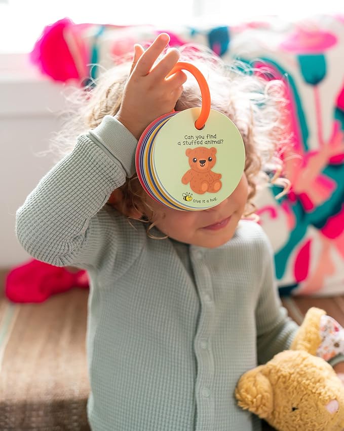 MOLLYBEE KIDS Toddler Scavenger Hunt Cards at Home, Toddler Activity, Ages 2, 3, Indoor Scavenger Hunt Game