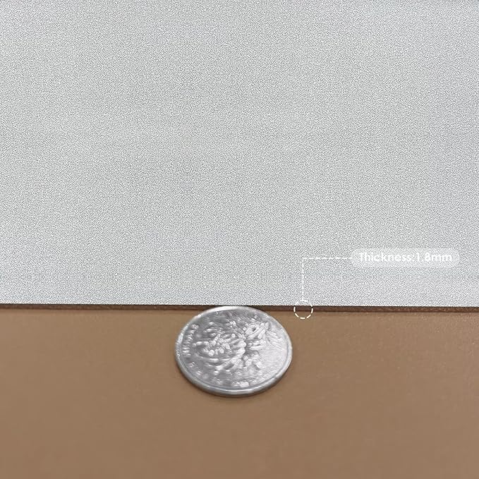 Leather Table Cover,1.8mm Thick,30x60 Inch Desk Cover,Large Desk Mat,Table Protector,Table Cover Protector,Kitchen Table Cover,Dining Table Mat,(Khaki+Silvery,30x60)
