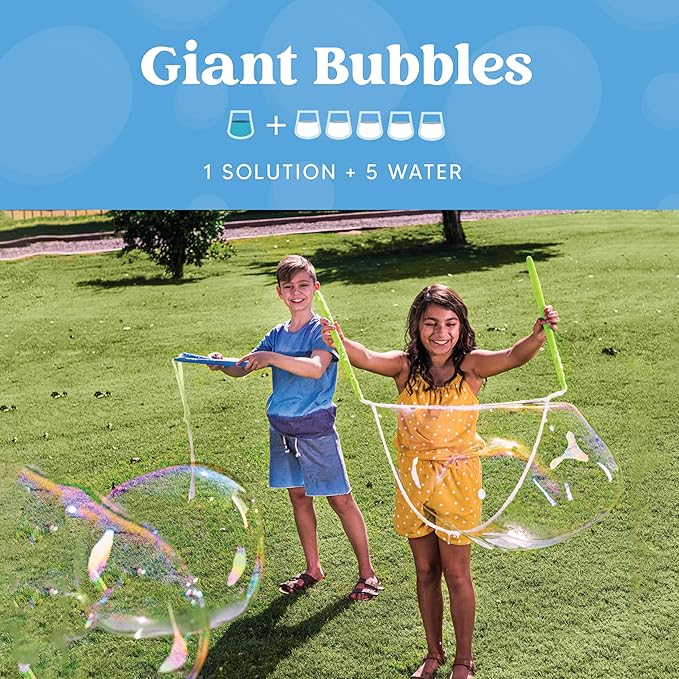 JOYIN 100 Oz Concentrated Bubble Solution (up to 8 Gallon) for Large Party in Summer Celebrations, Party Favor, Bubble Summer Toy, Classroom Prizes, Easter (Purple)