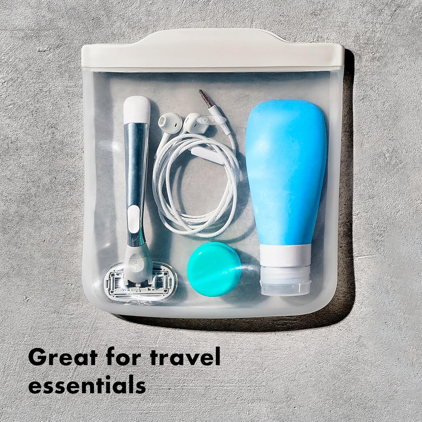 OXO Good Grips Silicone Reusable Bag – Sandwich Bag (28 oz) - Watermelon