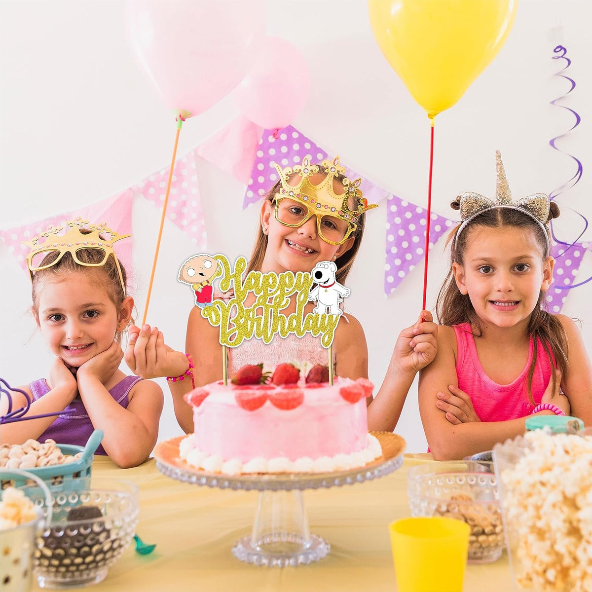 Seyal® Stewe Grifin Happy Birthday cake topper