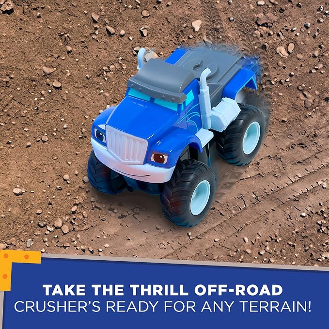 Blaze and The Monster Machine TurboTwist Racers - Race Track Set (Crusher TurboTwist Racer) (Blue)