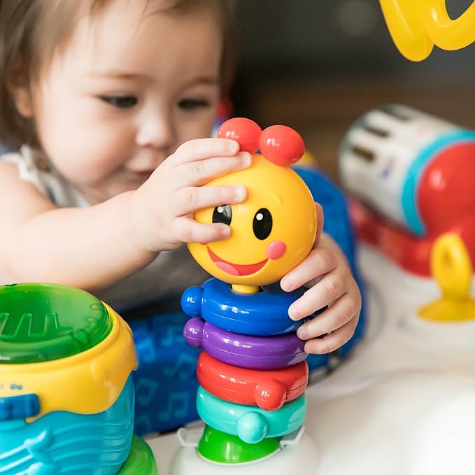 Baby Einstein Neighborhood Symphony Activity Baby Jumper Activity Center, Infant Entertainer with Lights and Melodies, Age 6 Months +, Max Weight 25 lbs., Unisex