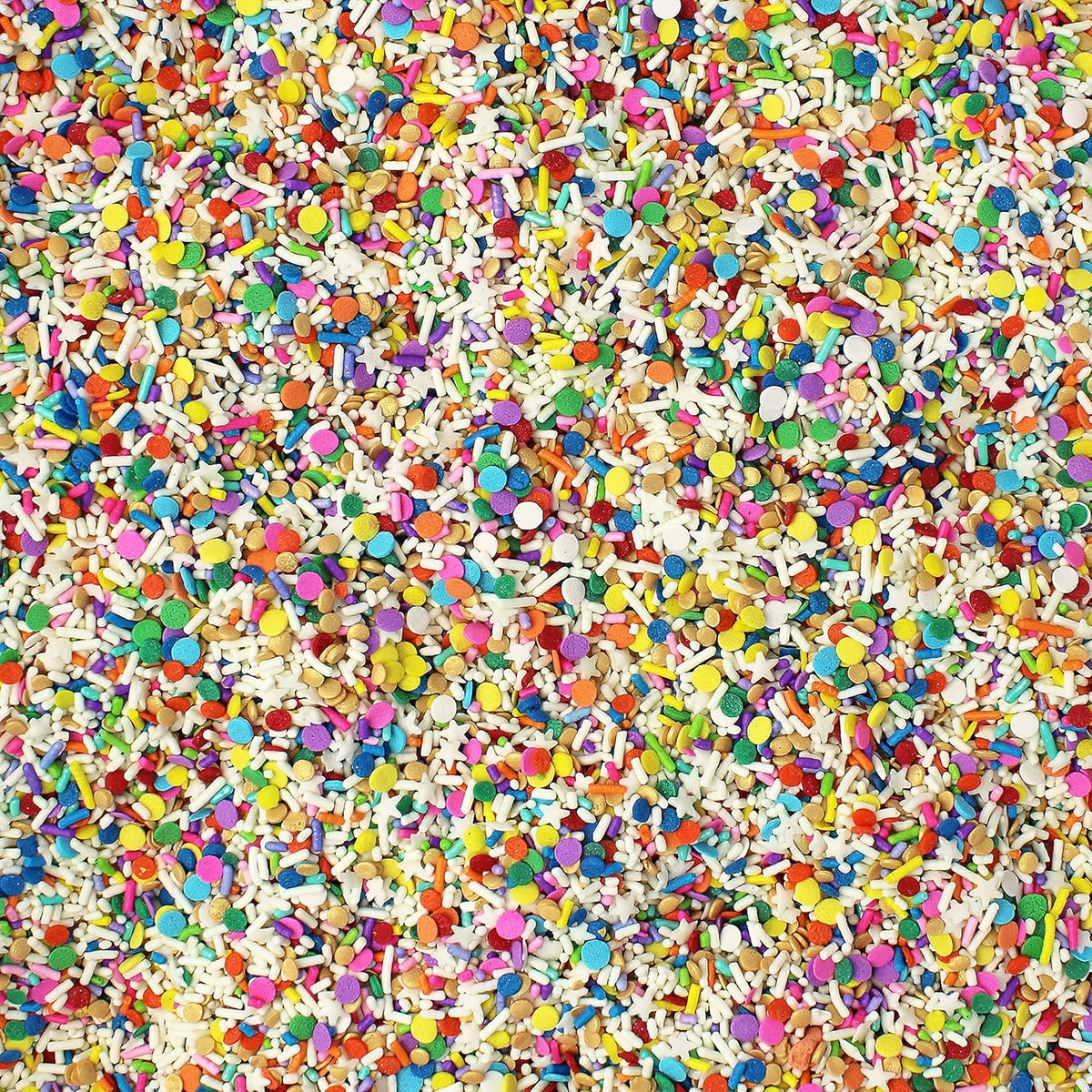 Sprinkle Pop Birthday Present Sprinkle Mix| Rainbow Confetti Sprinkles| Colorful Birthday Confetti Sprinkles Made in USA for Decorating Cake Cupcakes Cookies Donuts Cookies Milkshakes Ice Cream, 2oz