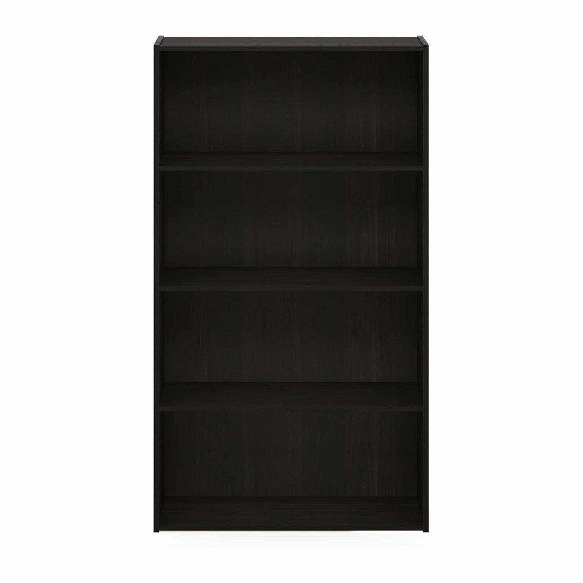 Furinno Pasir 4-Tier Bookcase / Bookshelf / Storage Shelves, Espresso
