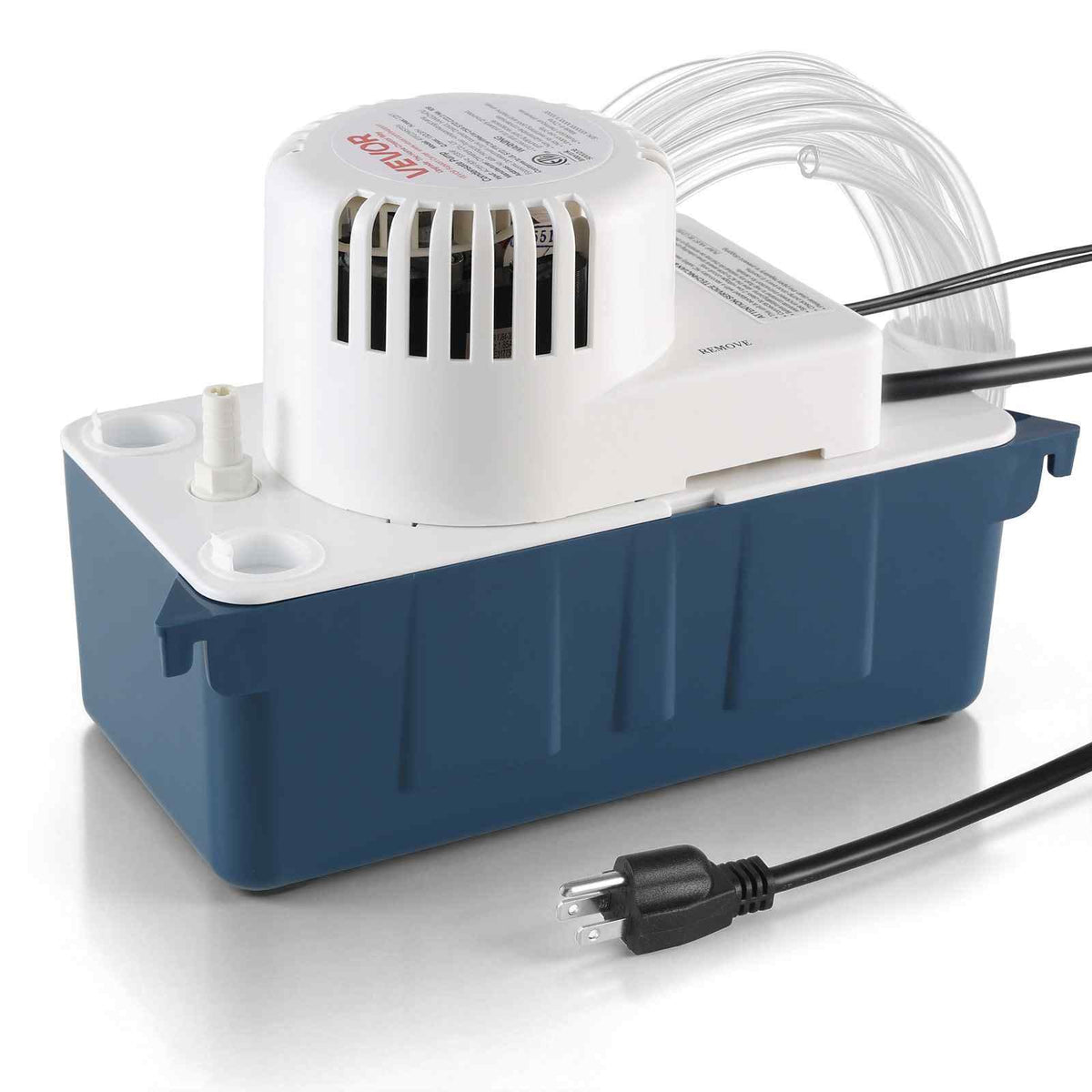 Condensate Pump, 1/33 HP, 100 GPH, 22 ft Lift, 115V Automatic Condensation Removal Pump with Safety Switch & 20 ft Tubing, for Air Conditioner, Dehumidifier, HVAC, Furnace, Ice Maker Water Drain