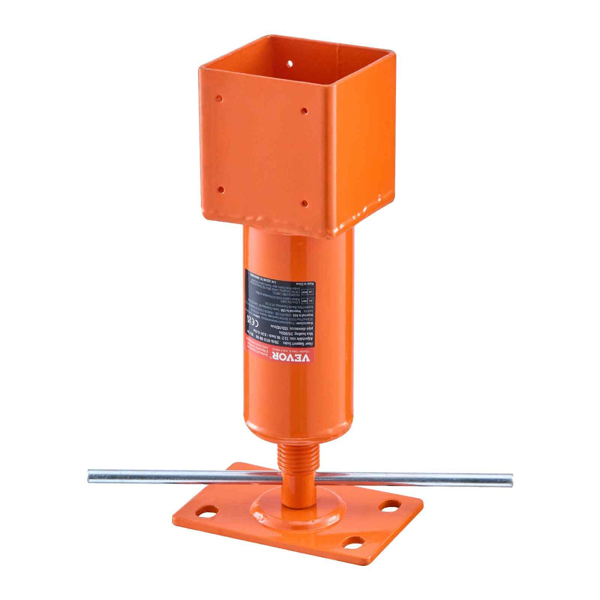 Screw Jack Post, 4" x 4", 13.2"-18.7" Height Range, 24700 lbs Max Load Capacity, Adjustable Shore Jack, Temporary House Jack Pole for Home Leveling, Lifting Floor Crawlspace Basement Shore Beam