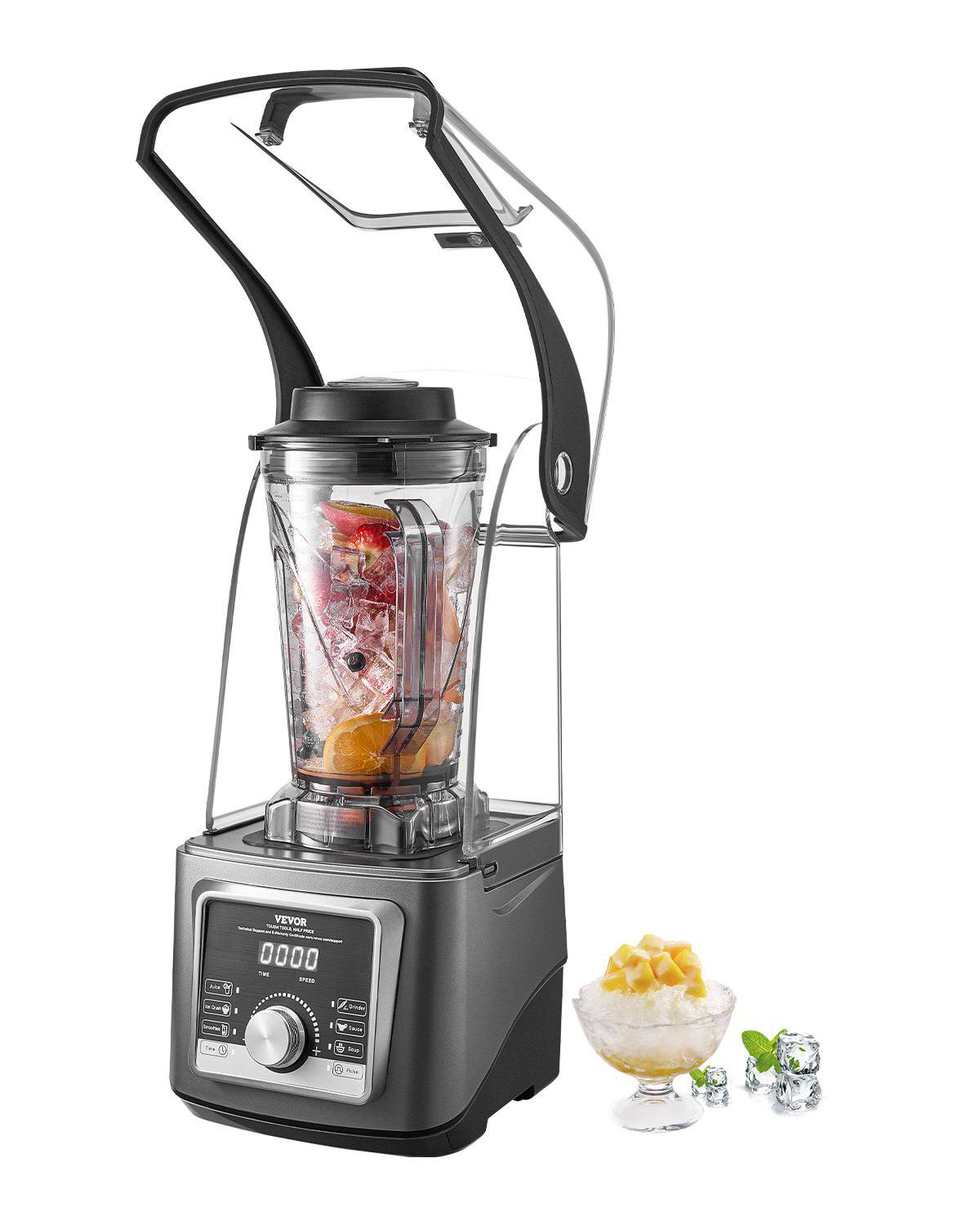 Blender for Smoothies, 135 oz 1400W, Professional Blender with Powerful Motor, Multi-Functional Food Processing Blender with Noise Cover for Smoothie/Milkshake/Juice, Fits for Kitchen