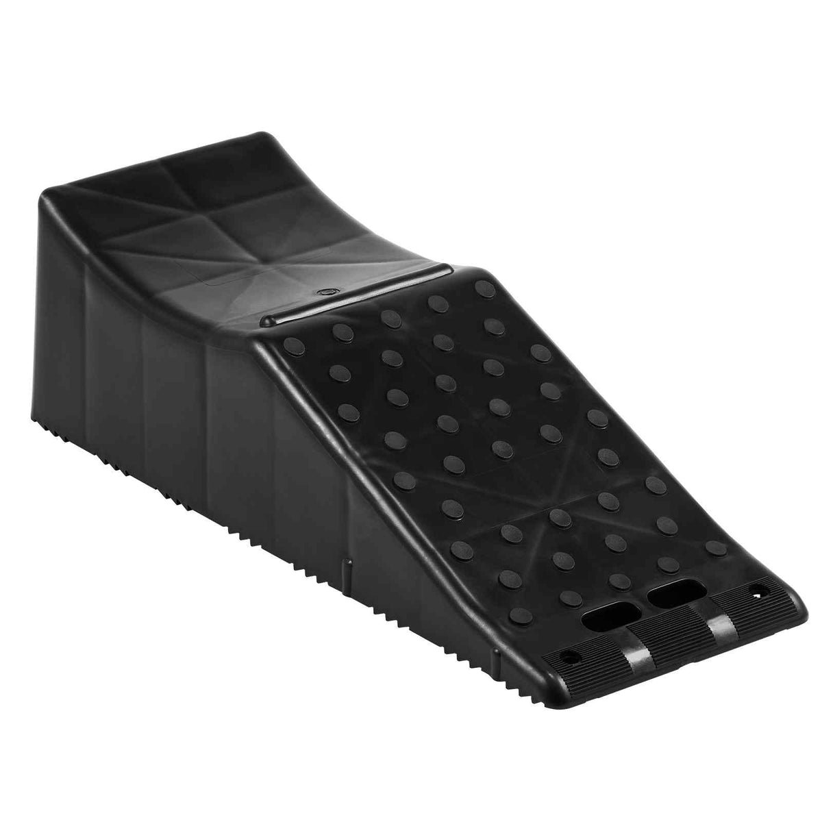 Vehicle Ramp, Single Unit Auto Service Ramp, 20000 lbs/9 ton Load Limit, 5.5" Elevation Auto Ramp, Robust Tire Ramp for Routine Car Care and Vehicle Upkeep