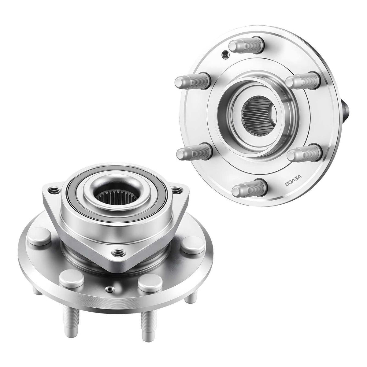 2PCS Front/Rear Wheel Bearing & Hub Assembly Fit for 2016-2017 Buick Enclave Convenience Leather Premium Sport Utility Chevy Traverse LS GMC Acadia OEM 513277, Wheel Bearing Hub Assembly Set
