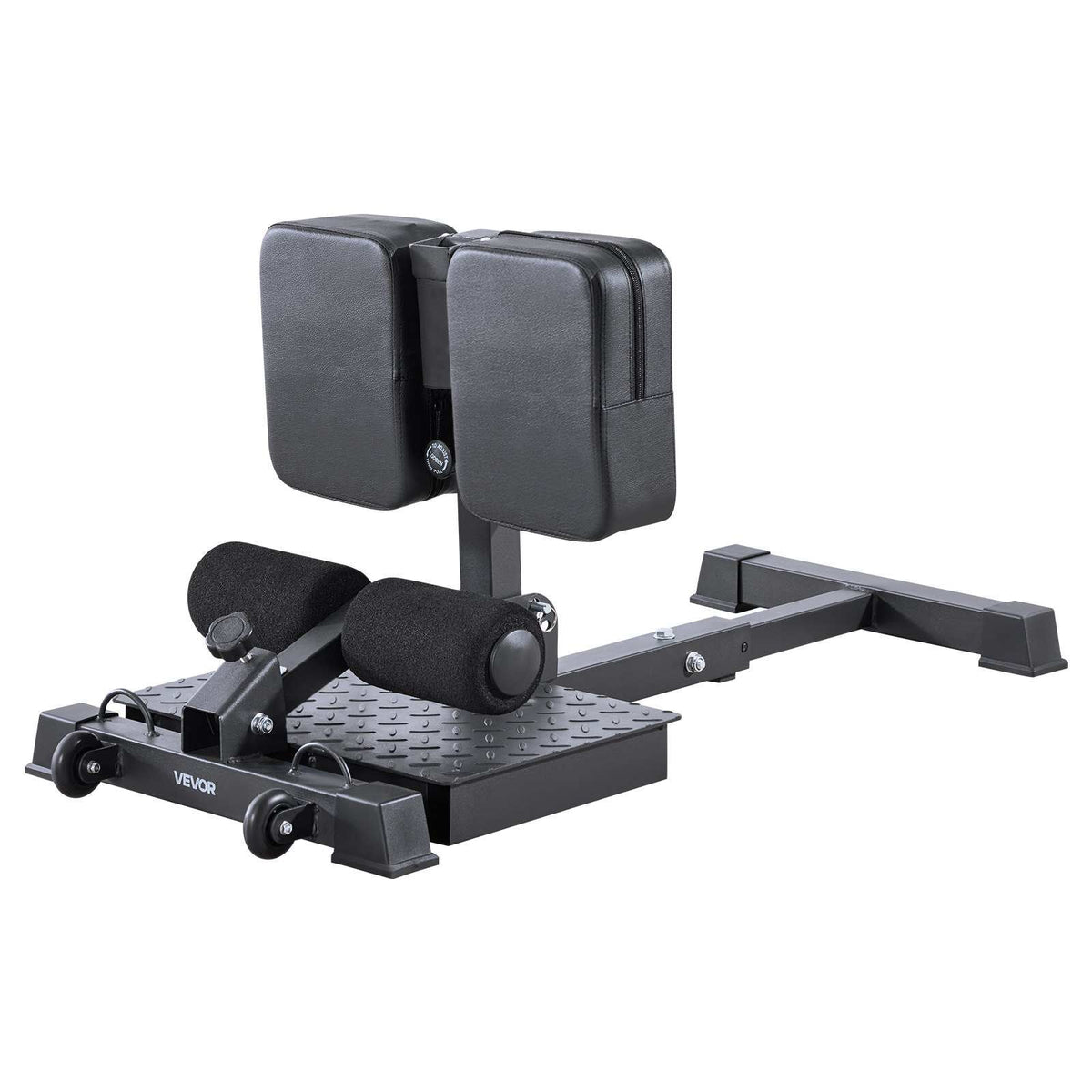 Sissy Squat Machine, Multi-Function Deep Sissy Squat Bench for Leg Muscle Training, Easy Setup & Foldable Core Waistline & Glute Workout Equipment, Leg Exercise Machine for Home Gym, Black