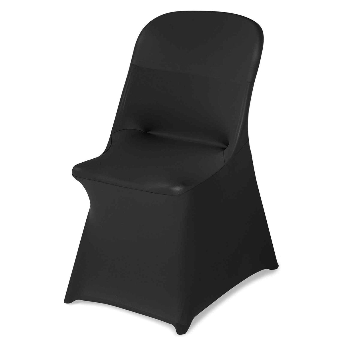 30 Pcs Black Chair Covers, Polyester Spandex Chair Cover, Stretch Slipcovers for Wedding Party Dining Banquet Flat-Front Chair Covers, Fits Chair Measures up to 18.11 x 19.69 x 33.86 inch