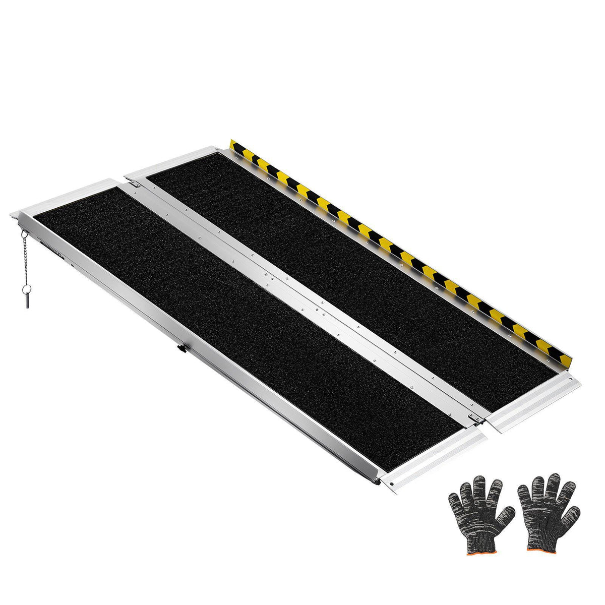 Portable Accessibility Ramp, 4FT, Non-Slip Aluminum Folding Ramp for Mobility Chair, 800 lbs Capacity, Door Threshold Ramps for Home Steps, Stairs, Entry, Threshold, Doorways, Scooter, Curbs